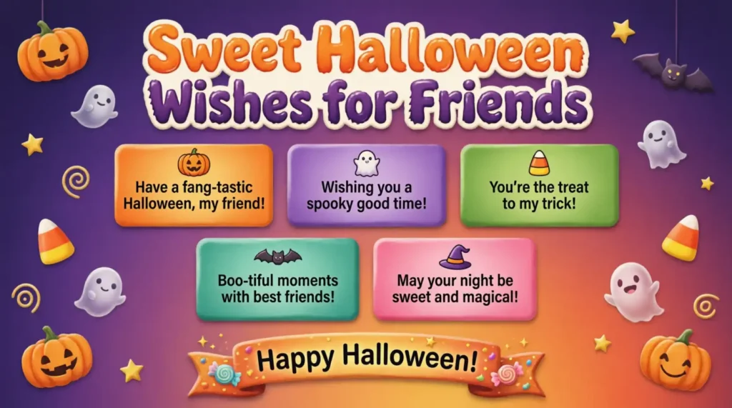 Sweet Halloween Wishes for Friends