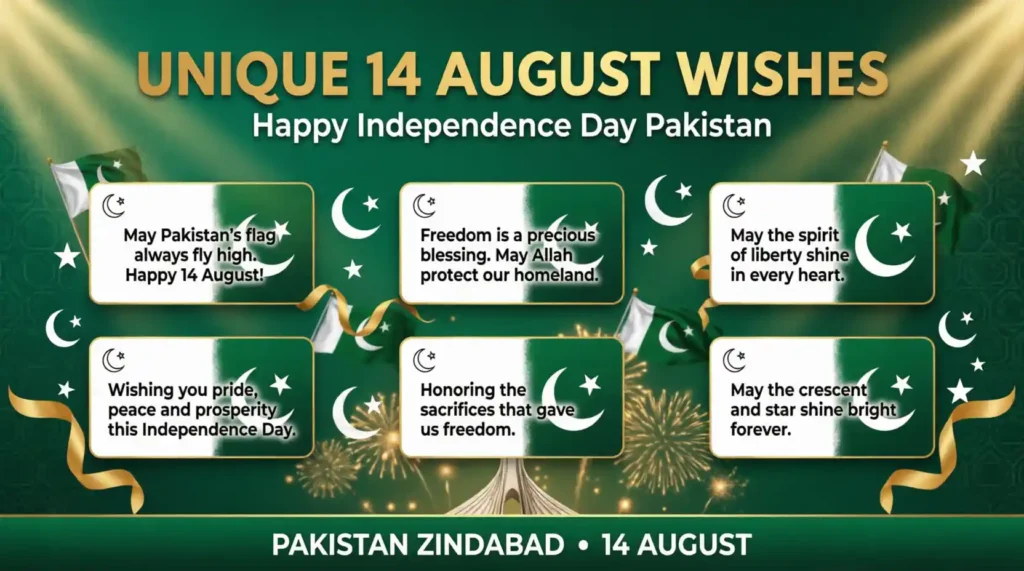 Unique 14 August Wishes