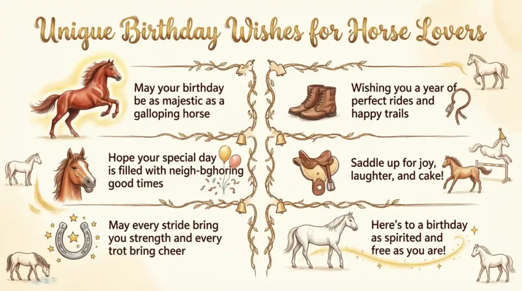 Unique Birthday Wishes for Horse Lovers