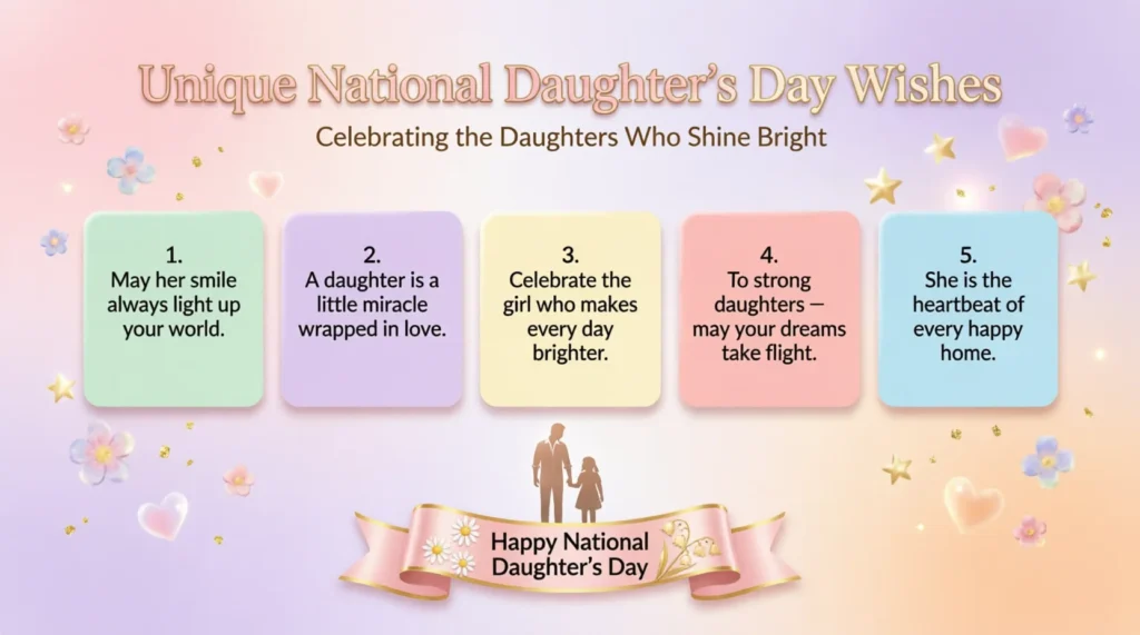 Unique National Daughter Day Wishes